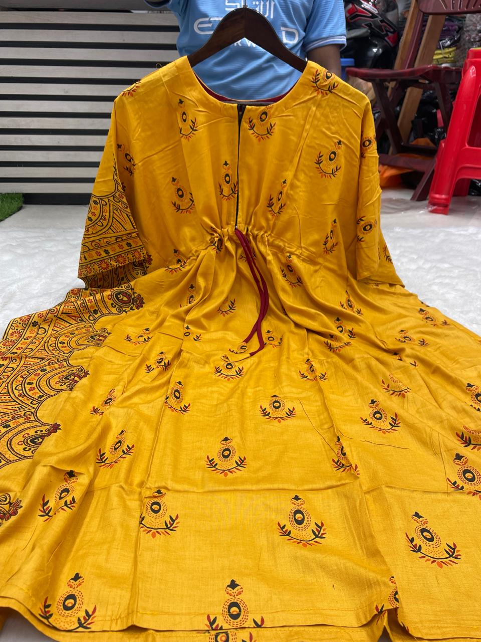Lilen kaptan printed 1 pcs